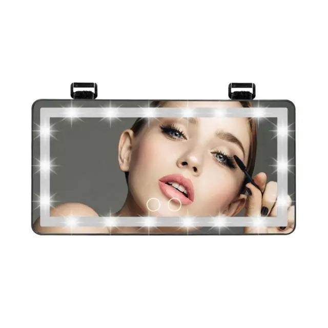 Car LED Makeup Mirror